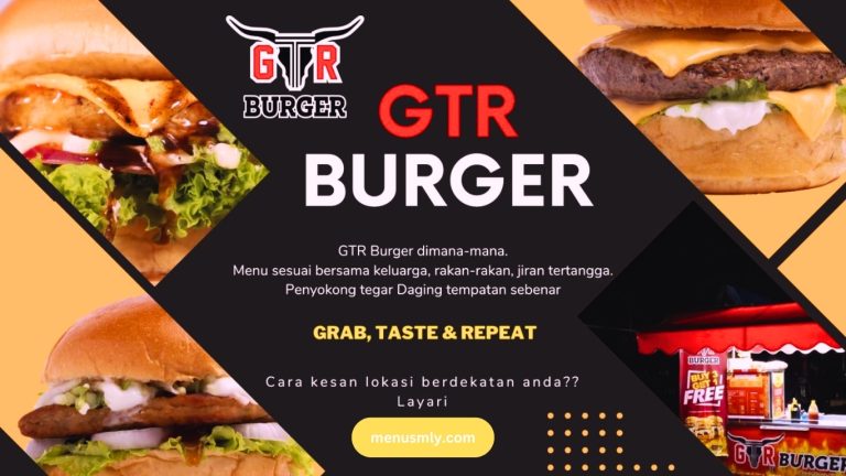 GTR BURGER MENU